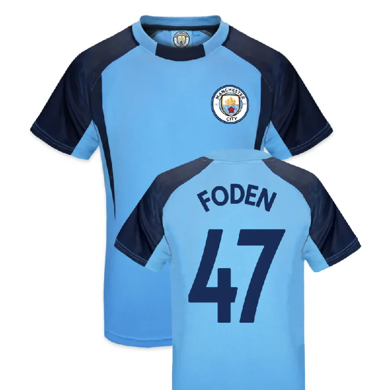 Manchester City Junior Training Top- Foden 47