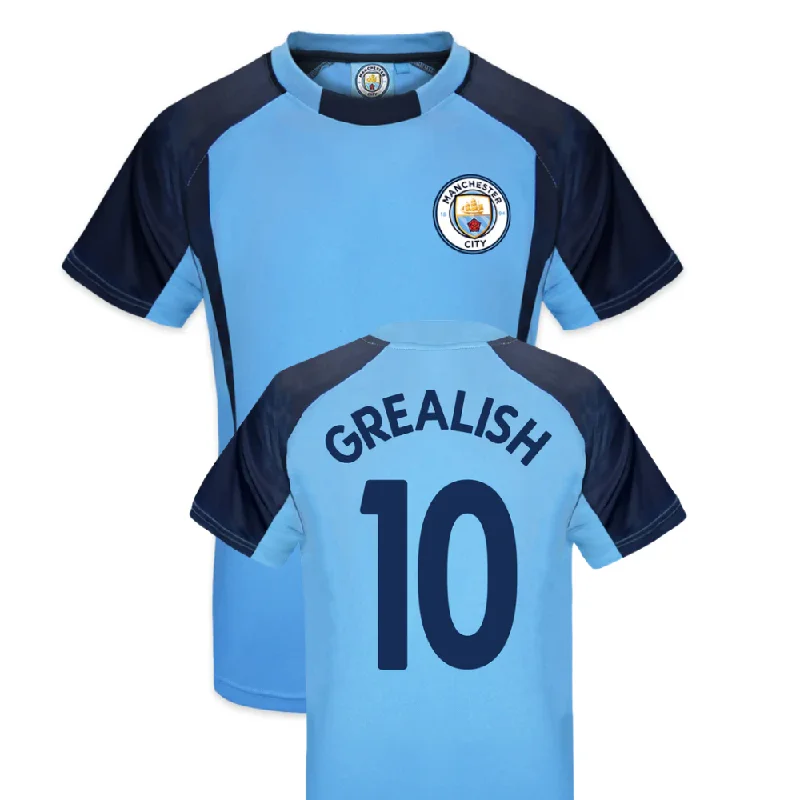 Manchester City Junior Training Top- Grealish 10