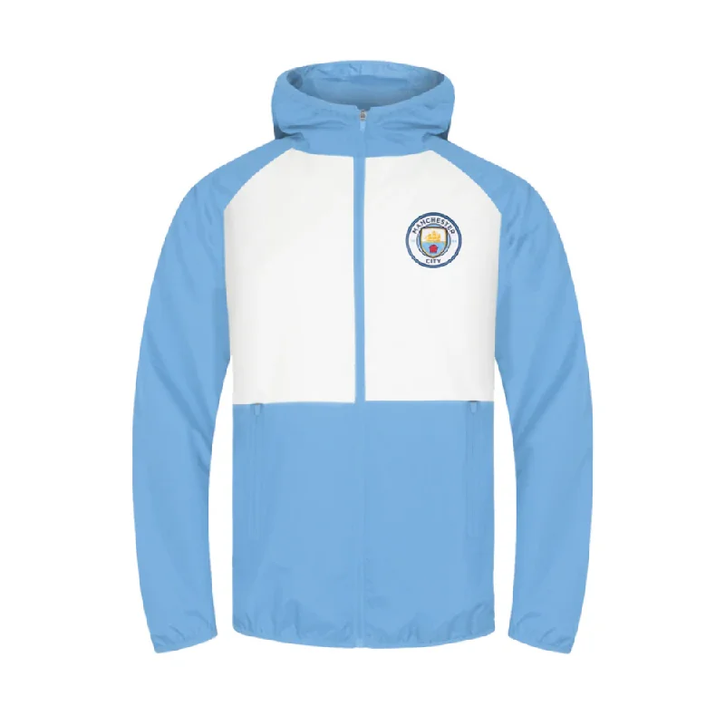 Manchester City Official Adults Shower Jacket