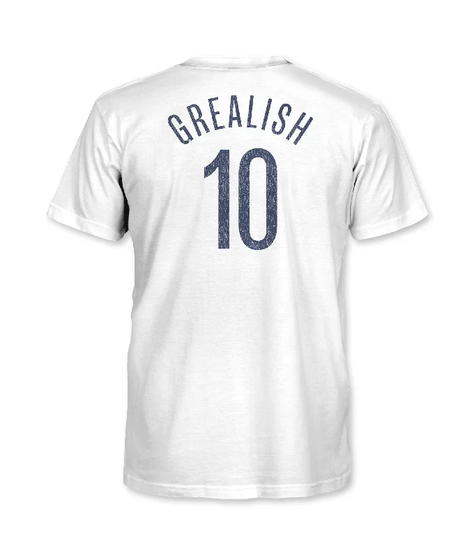 Manchester City Youth Jack Grealish Player Cotton T-Shirt - White