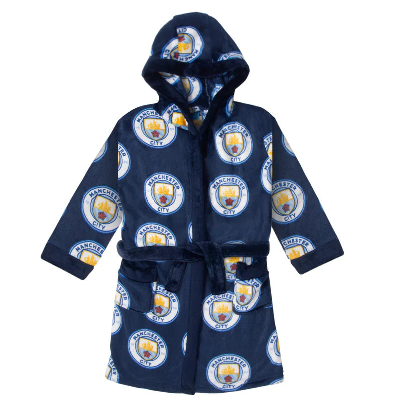 Official Manchester City FC Boys Dressing Gown