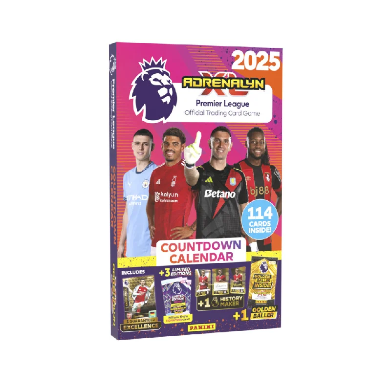 Panini Adrenalyn XL Premier League Trading Cards 2024-25 Countdown Advent Calendar