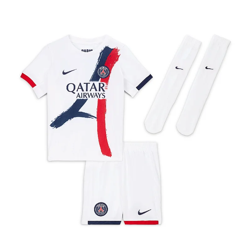 Paris Saint-Germain 2024/25 Stadium Away Little Kids' Nike Soccer Replica 3-Piece Kit