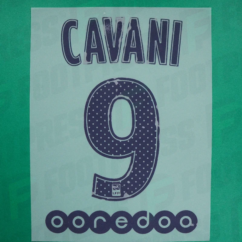 Flocage Officiel - Paris Saint-Germain, Cavani, 2017/2018, Away, Bleu (PSG)