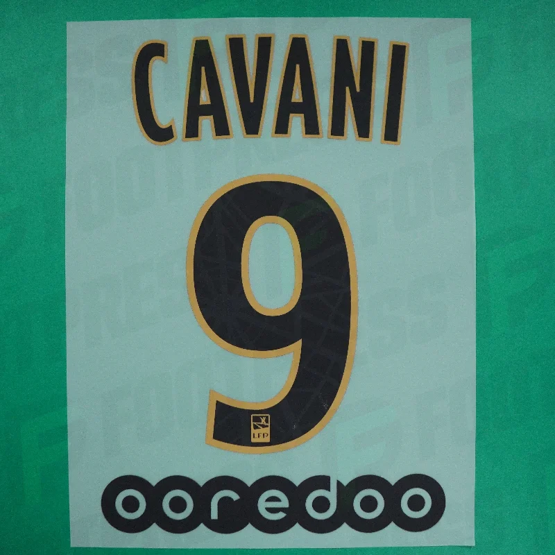 Flocage Officiel - Paris Saint-Germain, Cavani, 2018/2019, Away, Noir/Crème (PSG)