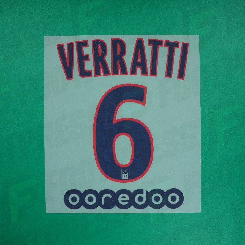 Flocage Officiel - Paris Saint-Germain ENFANT, Verratti, 2019/2020, Third JUNIOR, Bleu/Rouge (PSG)