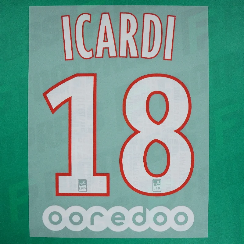 Flocage Officiel - Paris Saint-Germain, Icardi, 2019/2020, Home/Fourth, Rouge (PSG)