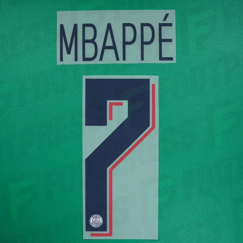 Flocage Officiel - Paris Saint-Germain, Mbappé, 2019/2020, Third LDC, Bleu (PSG)